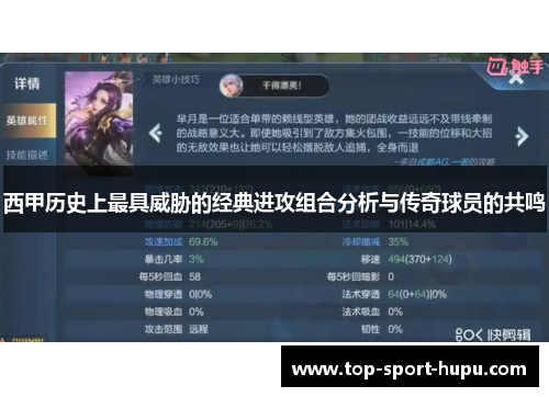 西甲历史上最具威胁的经典进攻组合分析与传奇球员的共鸣